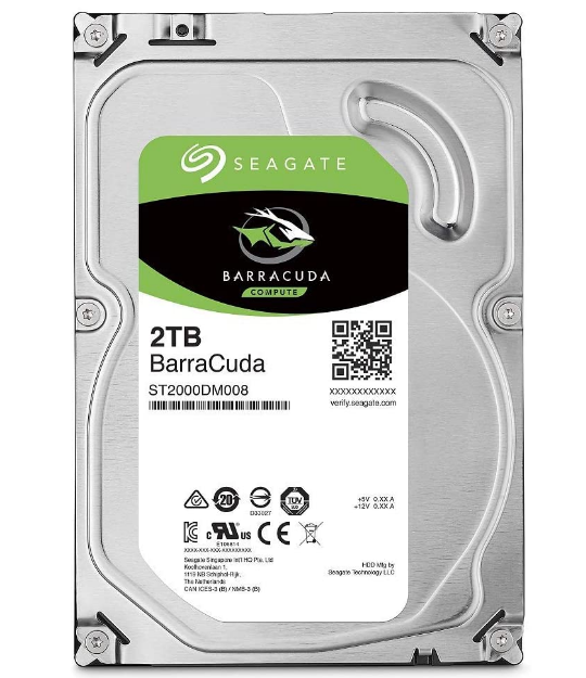 Seagate BarraCuda 2TB Internal Hard Drive HDD – 3.5 Inch SATA 6Gb/s 72...